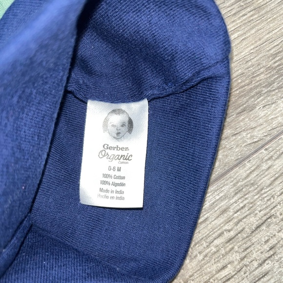 Gerber Infant Hats Organic Cotton 0-6 Months | NB Rocket Ship Hat Baby Bear Hat - Picture 7 of 13
